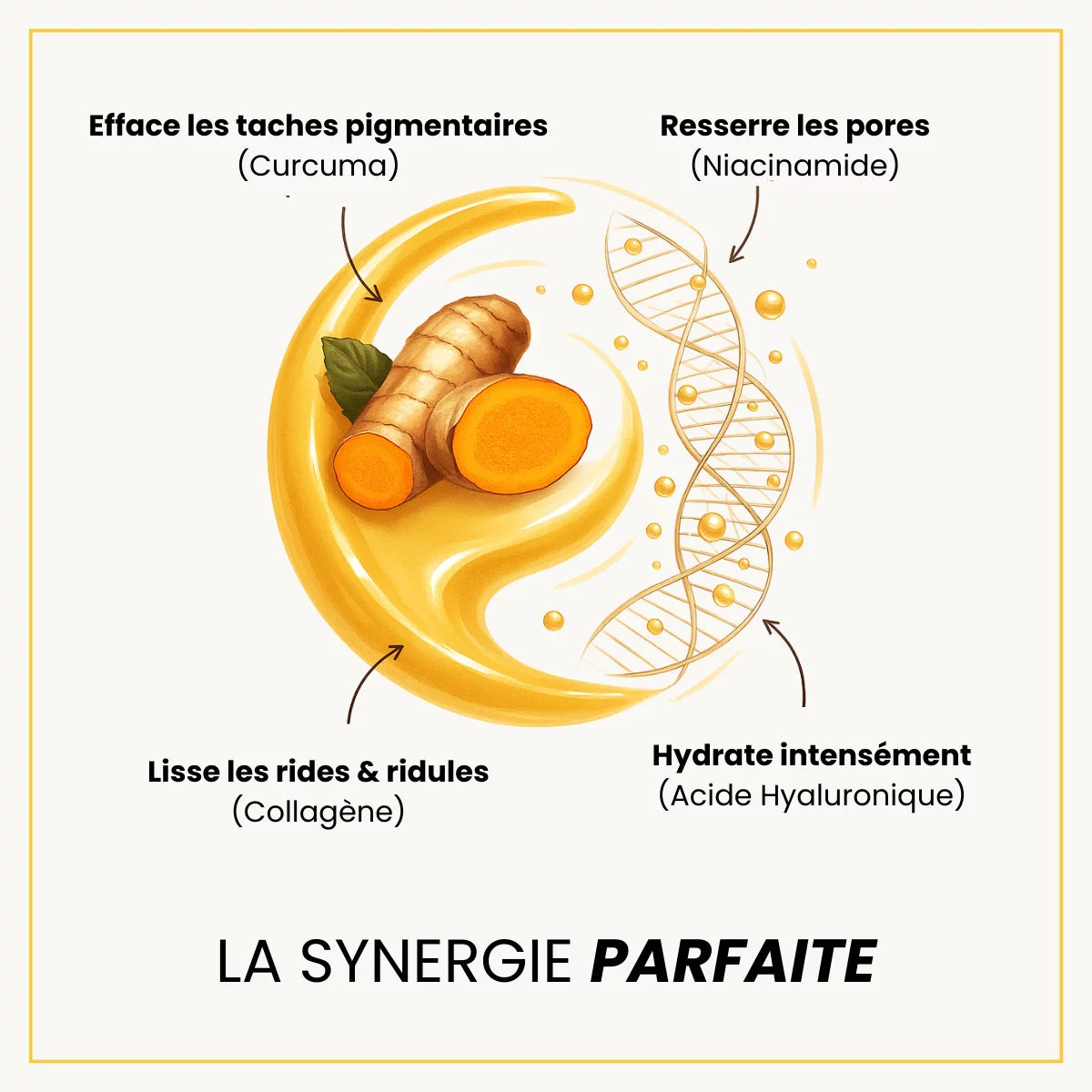 Maschera notturna alla curcuma e collagene