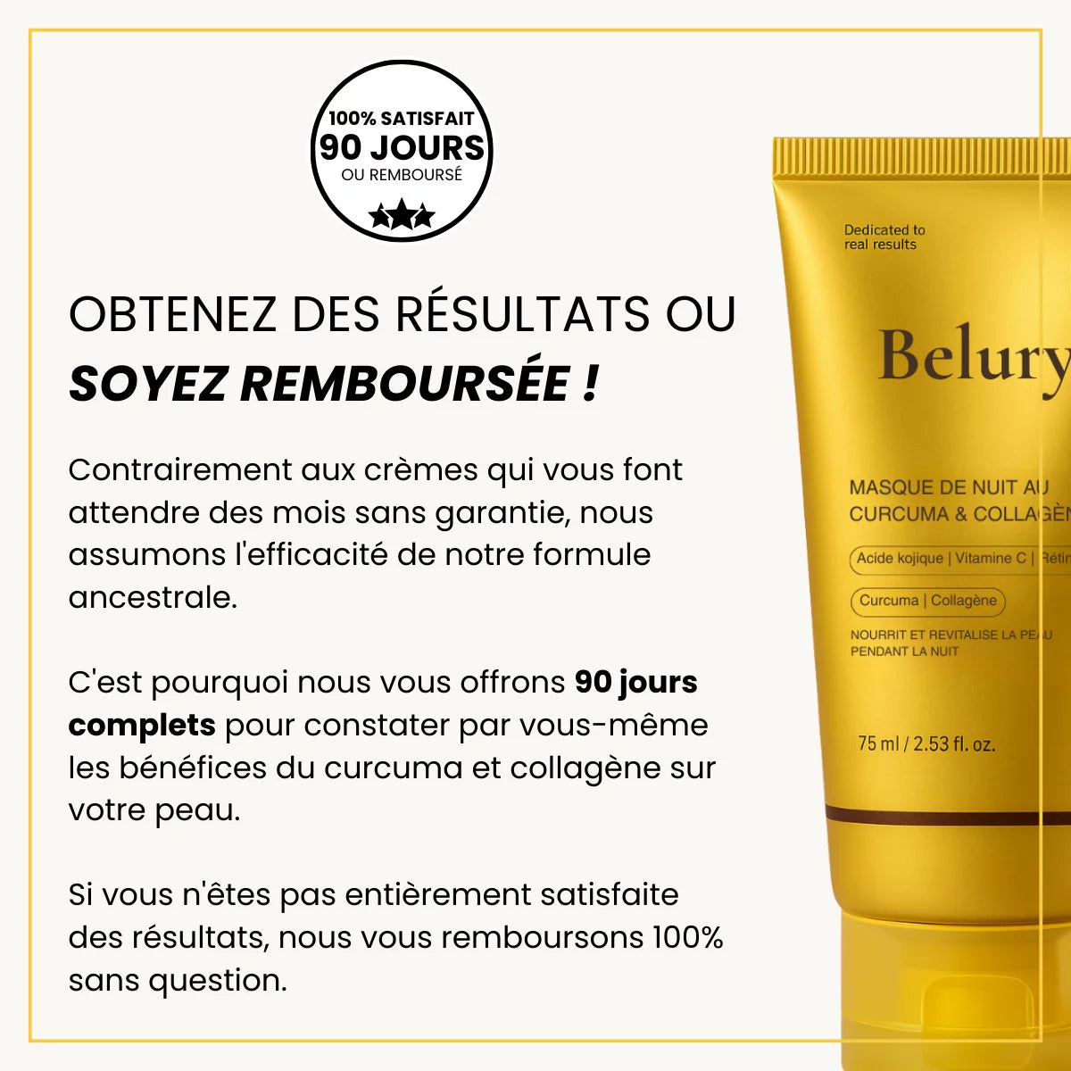 Maschera notturna alla curcuma e collagene
