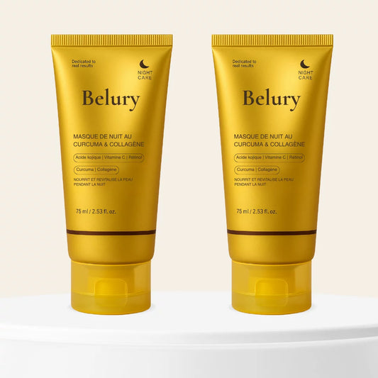 2x Maschera coreana alla curcuma e al collagene
